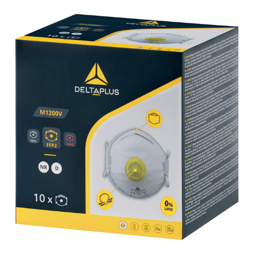 Respiratorius M1200V FFP2 10 vnt - Image 3